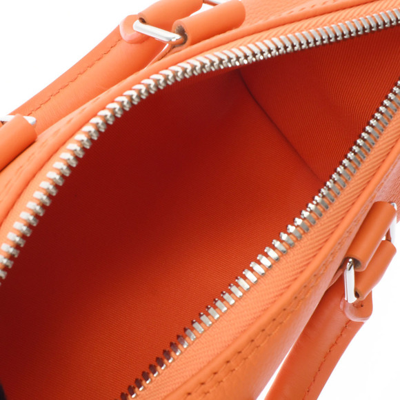 Louis Vuitton Keepall XS Aerogram Leather 2way Volcano Orange Leather Handbag - Picture 12 of 12